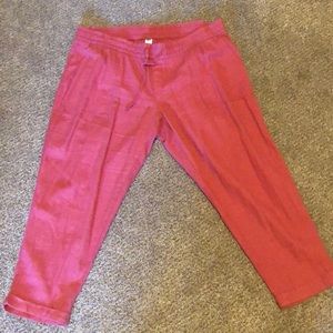 Old Navy ankle length linen pants size L
